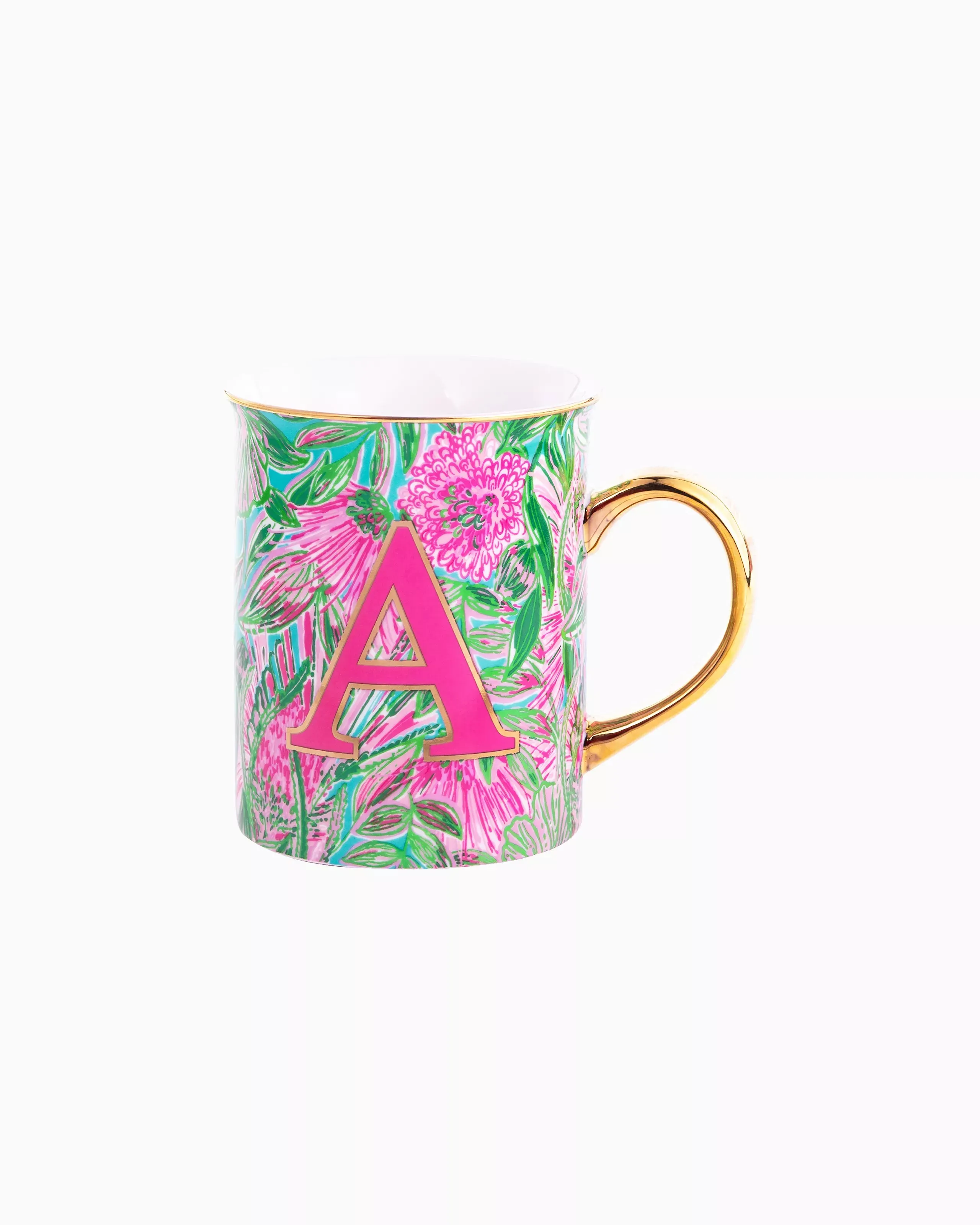 Lilly Pulitzer Initial Ceramic Mug