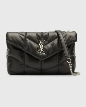 Lou Puffer Toy YSL Crossbody Bag in Quilted Leather