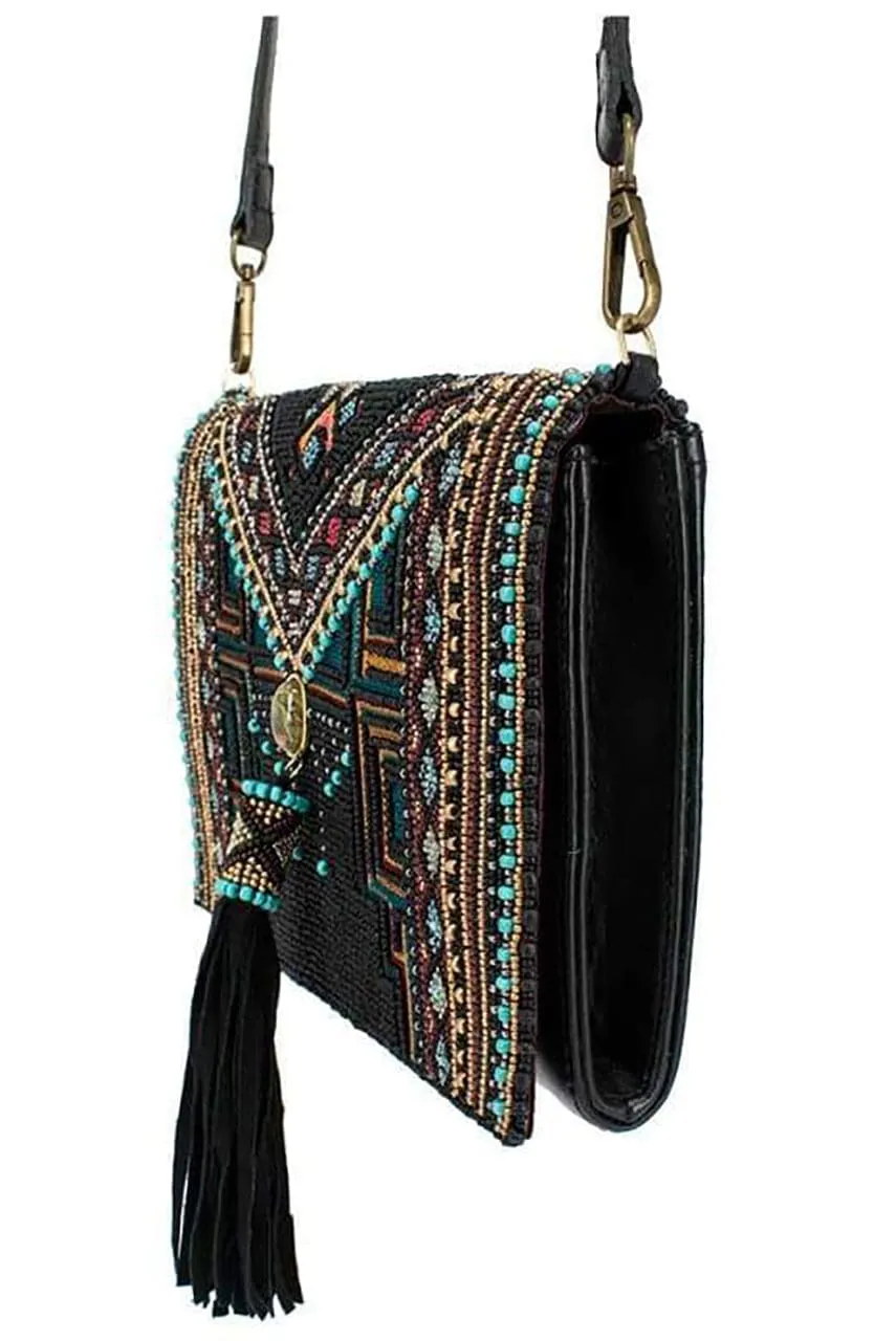 Mary Frances Tribal Calling Crossbody Clutch