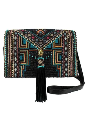 Mary Frances Tribal Calling Crossbody Clutch