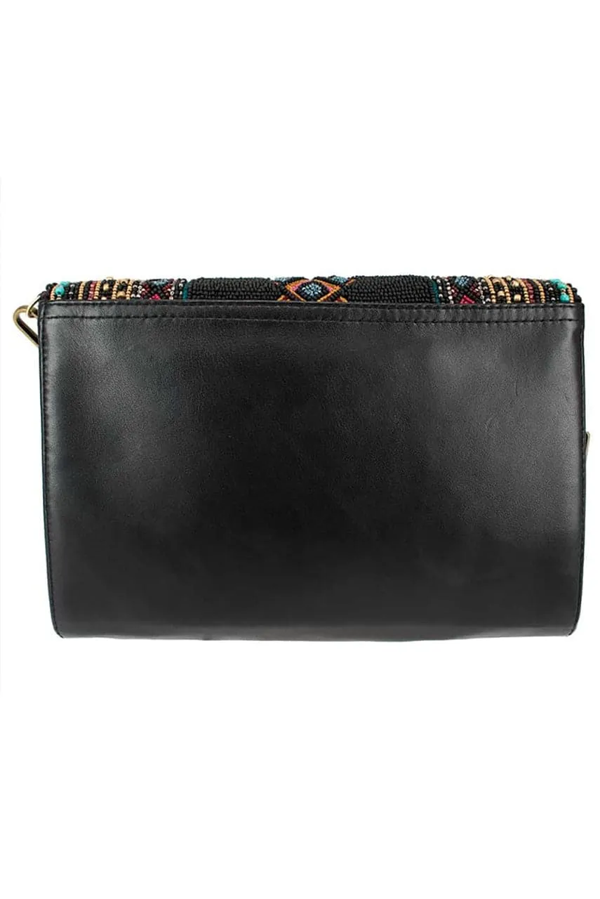 Mary Frances Tribal Calling Crossbody Clutch