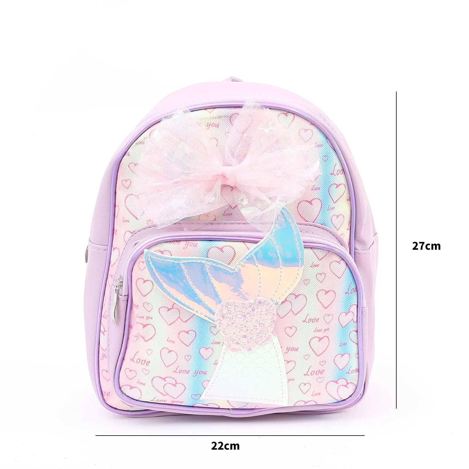 Mermaid Tail Theme Mini Backpack.