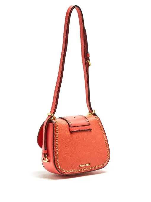 Miu Miu Coral Dalia Embellished Bag