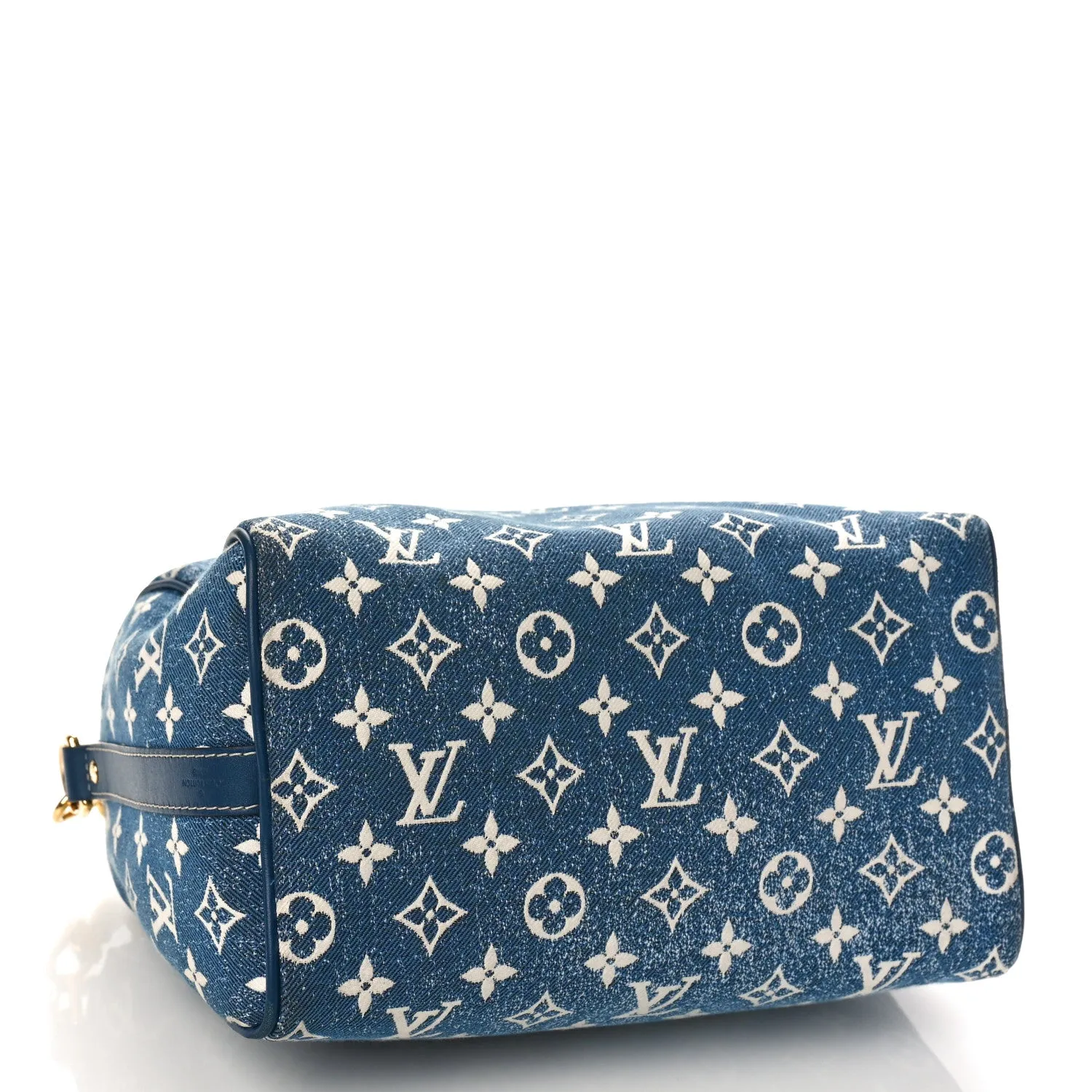 Monogram Jacquard Denim Speedy Bandouliere 25 Blue