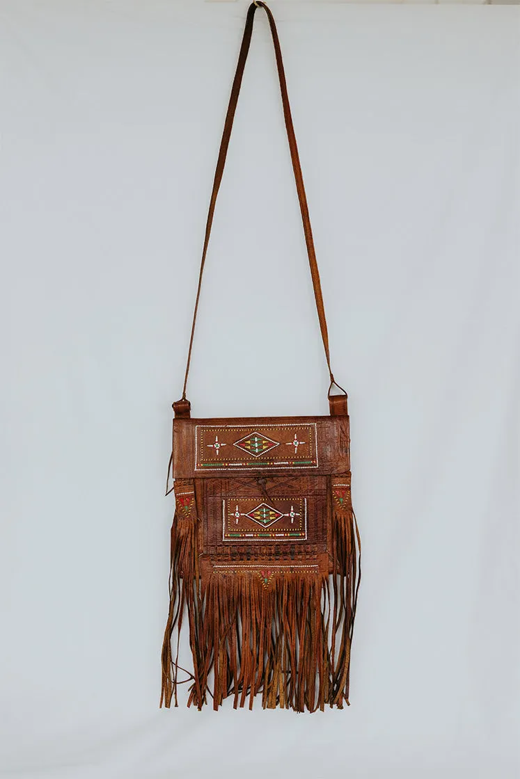 Moroccan Handcrafted Crossbody Bag - D