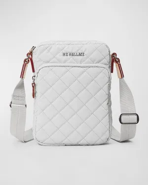 MQuilted Nylon Crossbody Bag