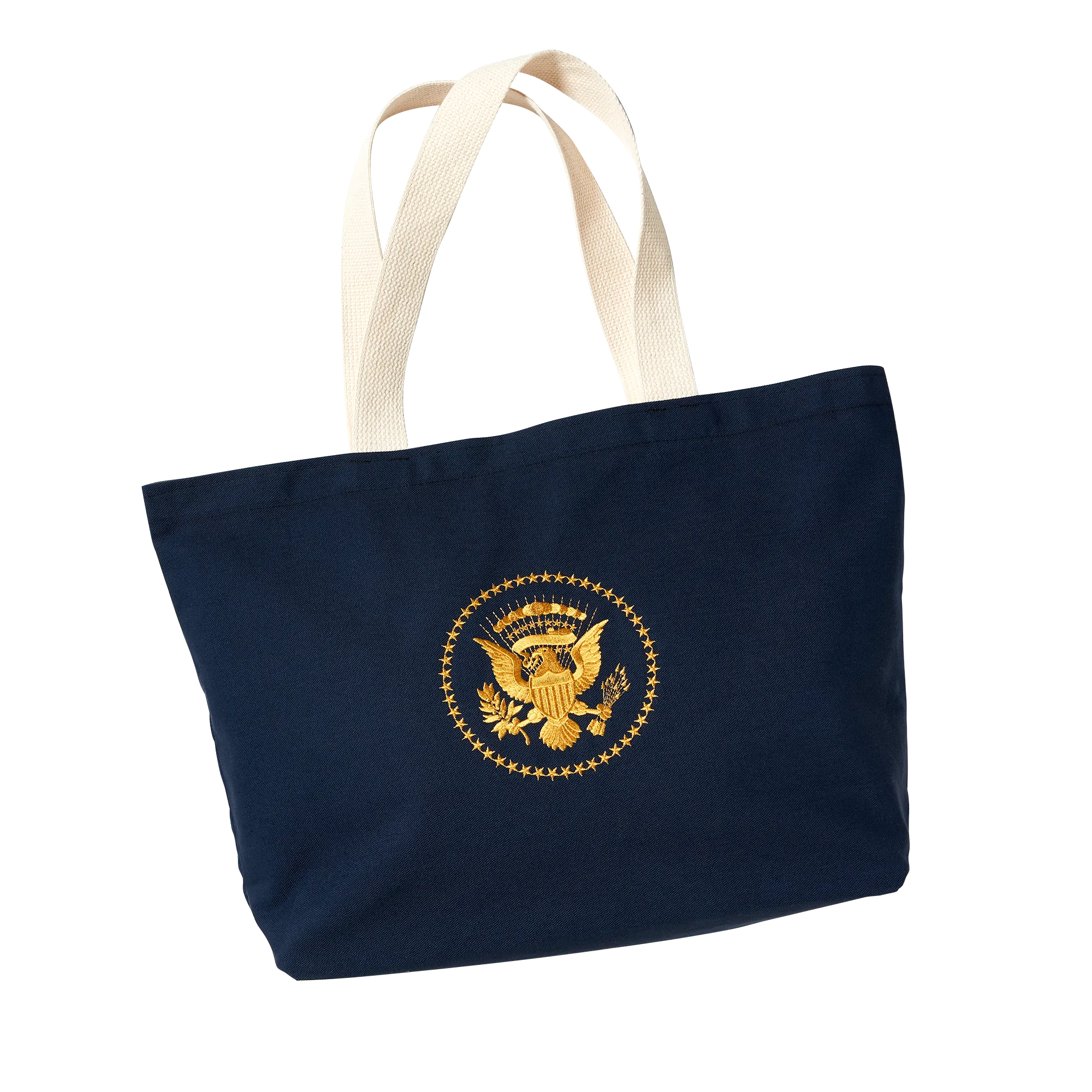 Navy Truman Seal Tote Bag