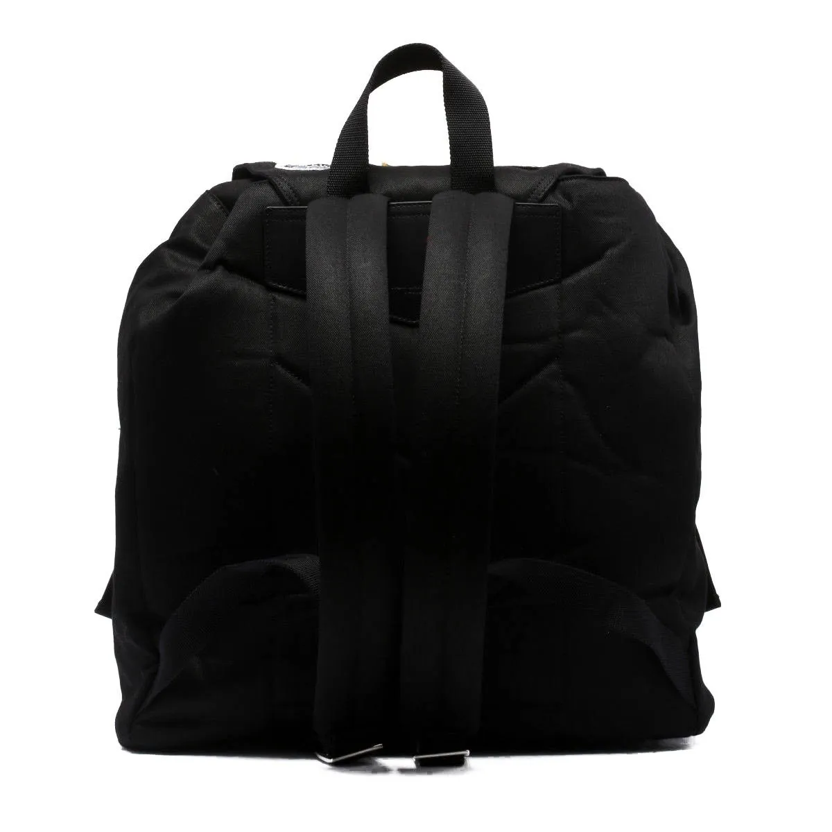 Noe Black Canvas Patches Logo Patch YSL Backpack