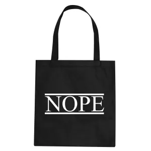 Nope Tote Bag