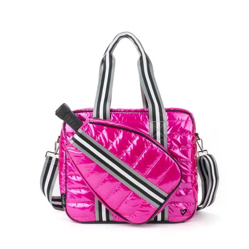 Pickleball Sport Bag - Pink (sleeve holds 2 paddles)