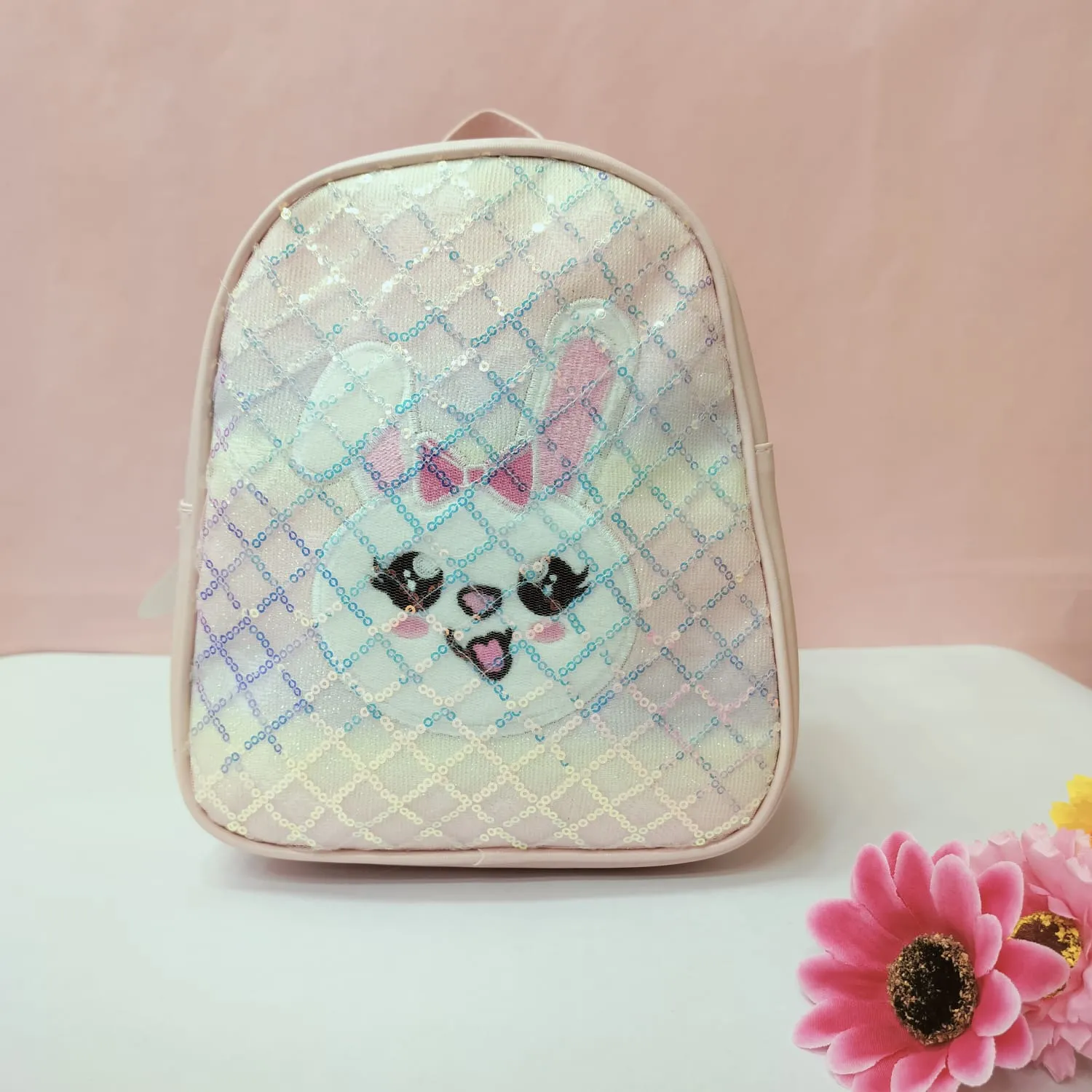 Printed Rabbit Mini Backpack.