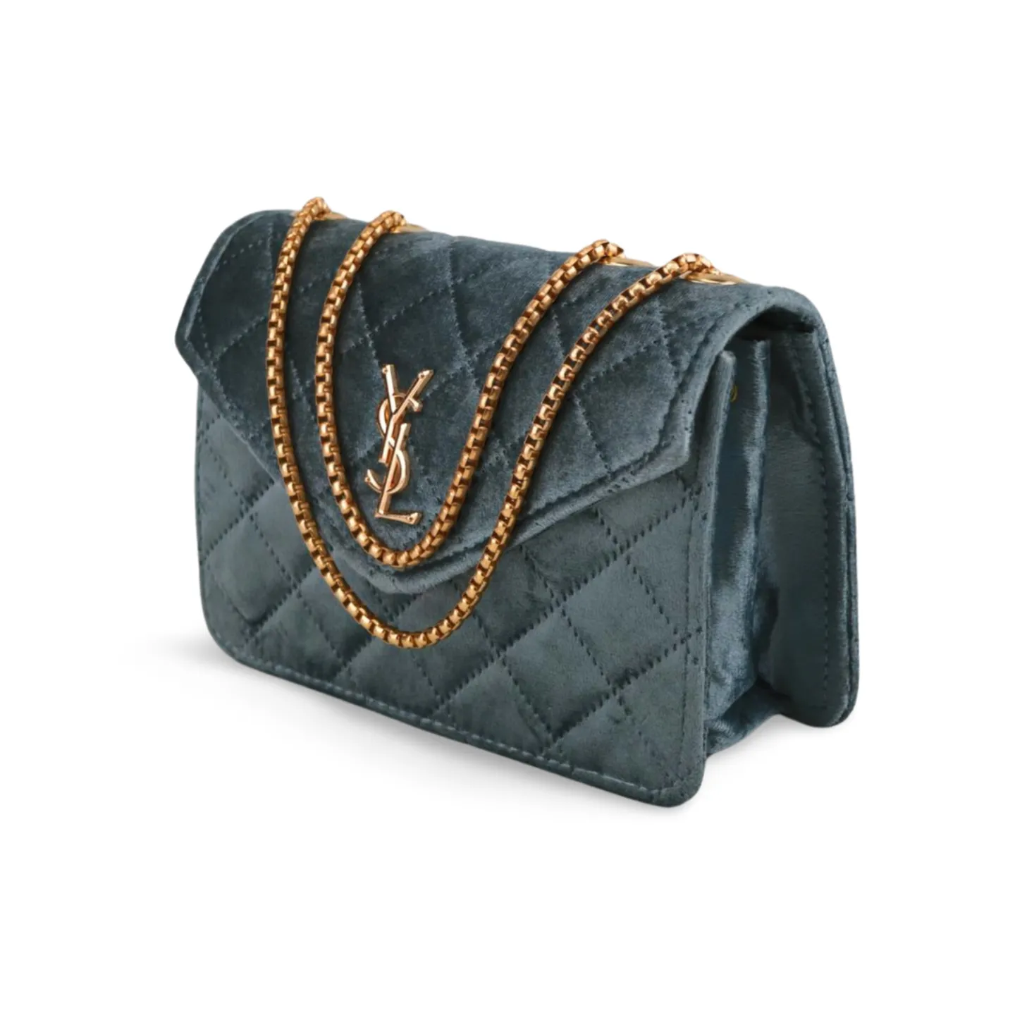 Quilted Velvet Crossbody Bag for Any Occasion