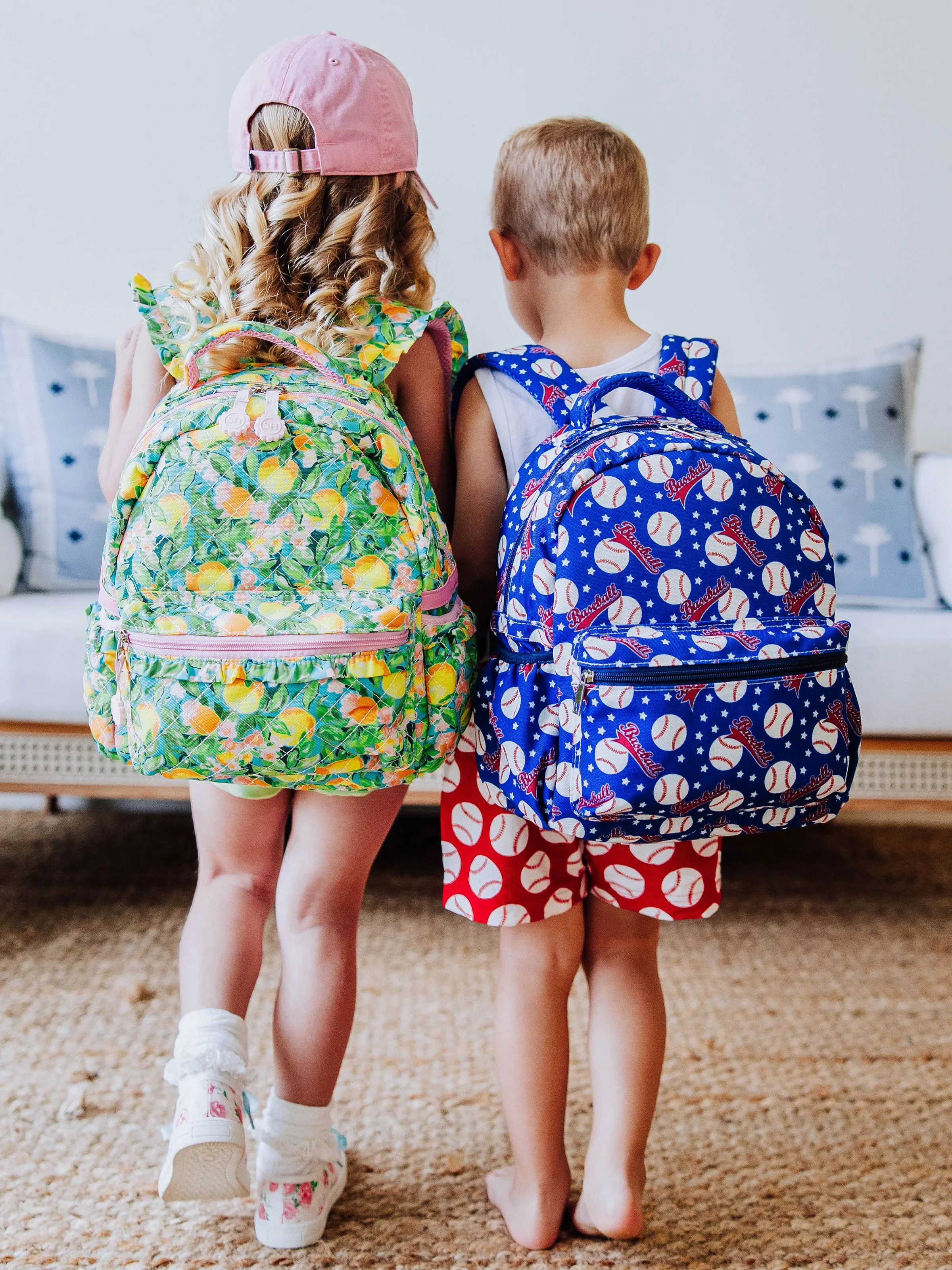 Ridley Backpack - Bright Lemon Floral