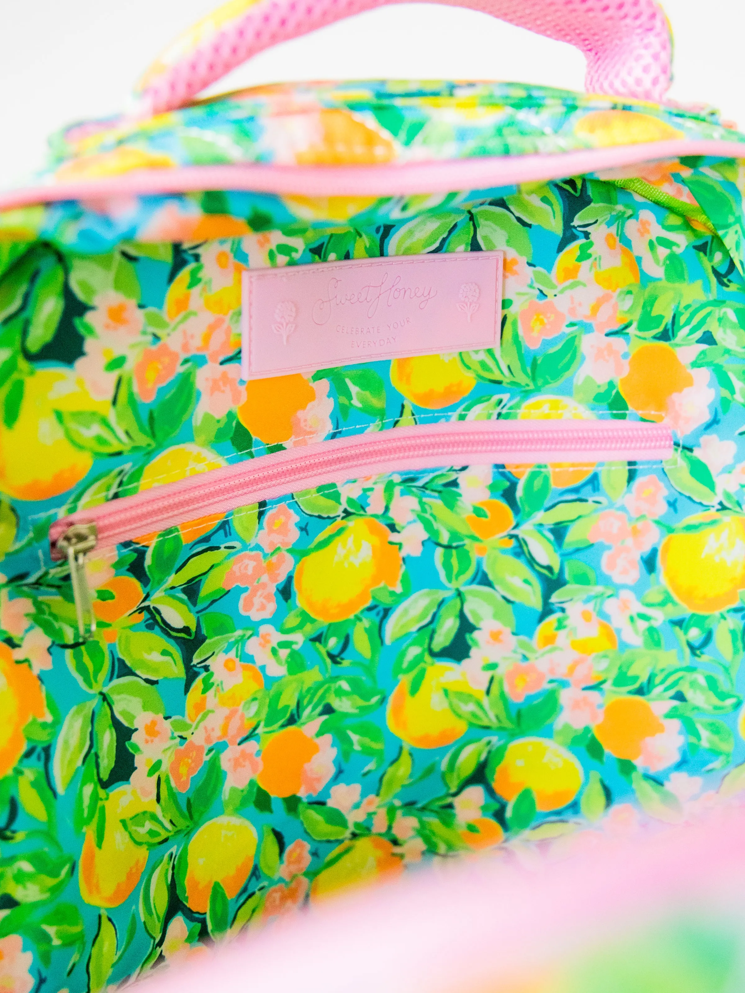 Ridley Backpack - Bright Lemon Floral