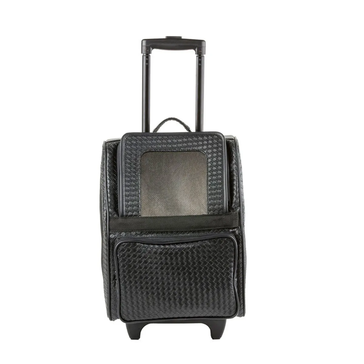 Rio Carrier Bag on Wheels - Black Woven