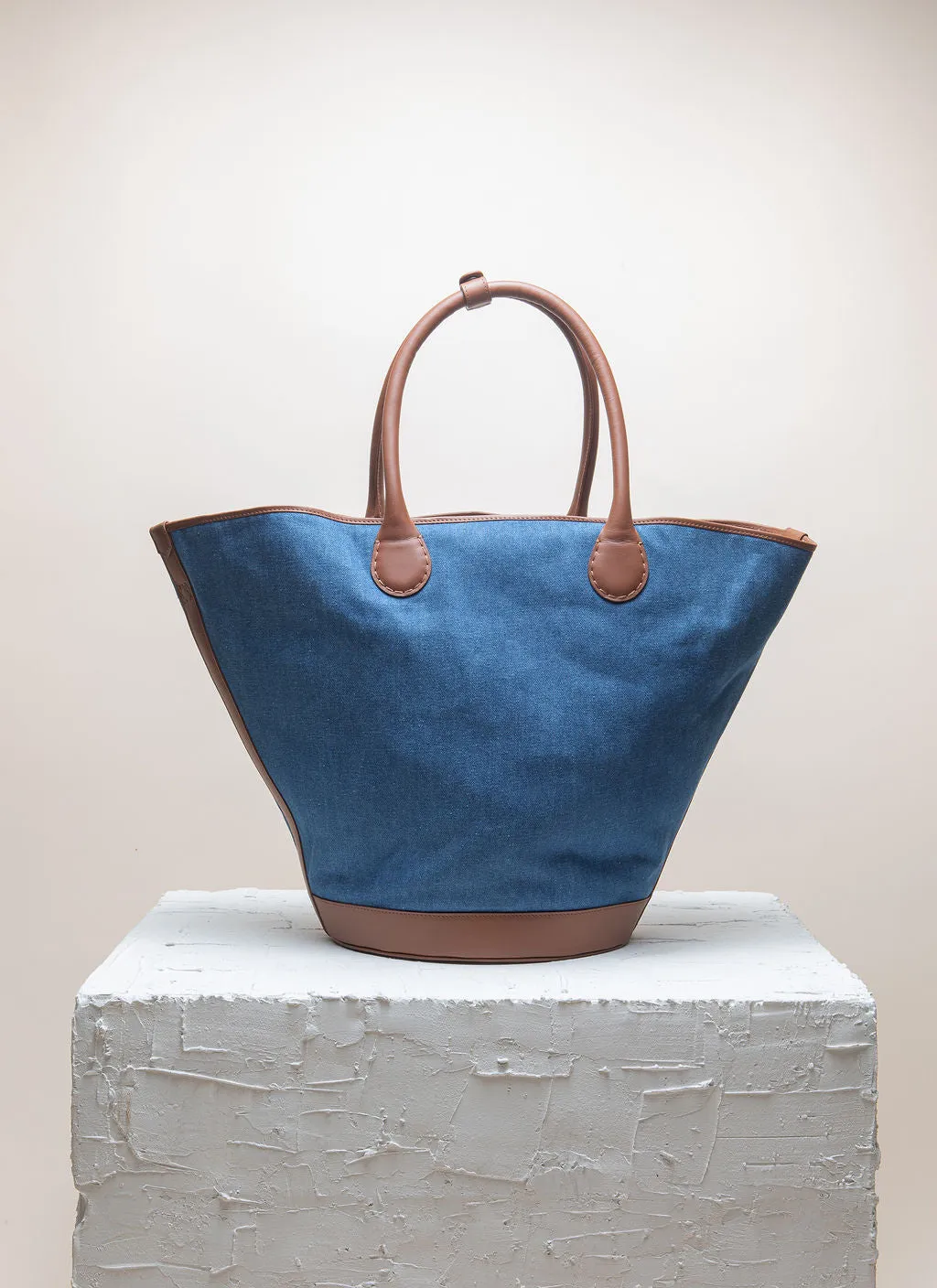 SANDHI L Blue Jeans Tote bag