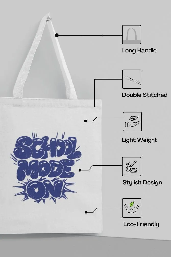 School Mode On Zipper Tote Bag