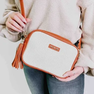 Silvia Straw Camera Bag