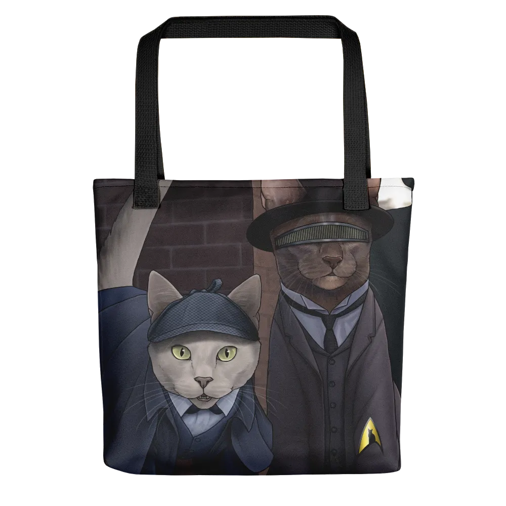 Star Trek: The Next Generation Detective Cats  Premium Tote Bag