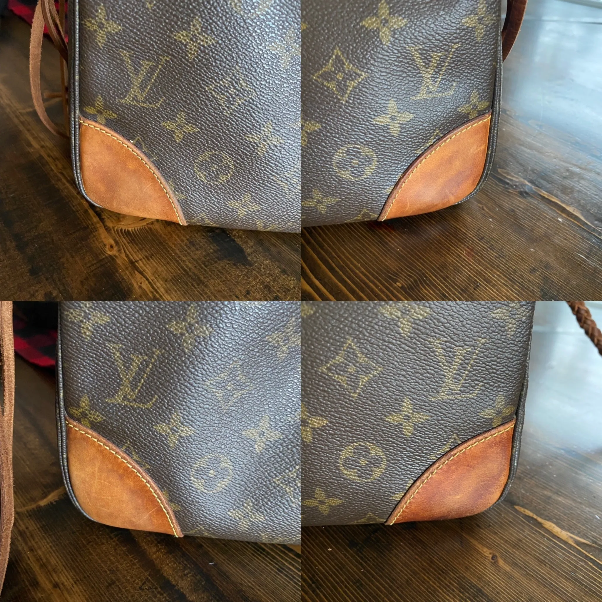 The Harrier Crossbody Bag in Tan Monogram