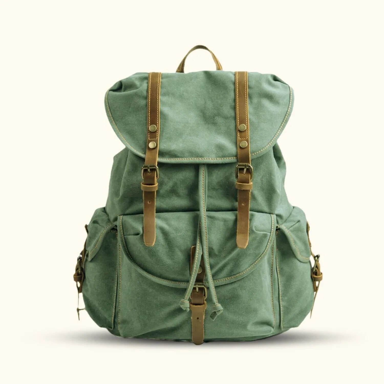 The Retro Rambler - Canvas School Backpack