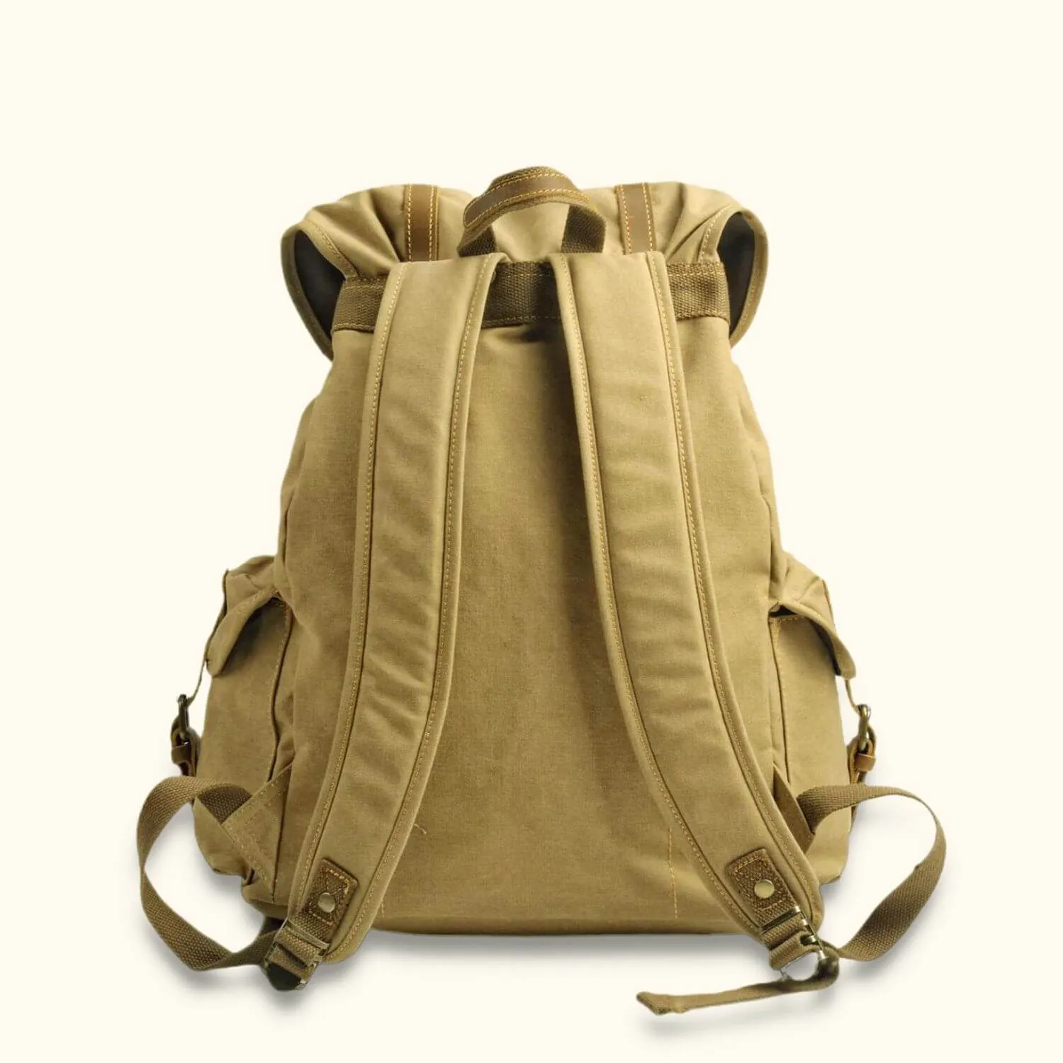 The Retro Rambler - Canvas School Backpack