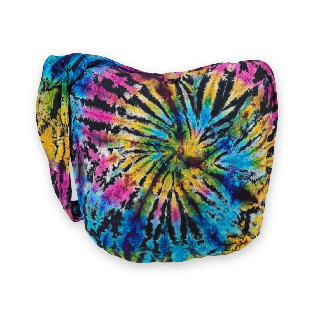 Tie Dye Bags Hobo Tote Cross body Bags Sling Cotton Hippie Festival