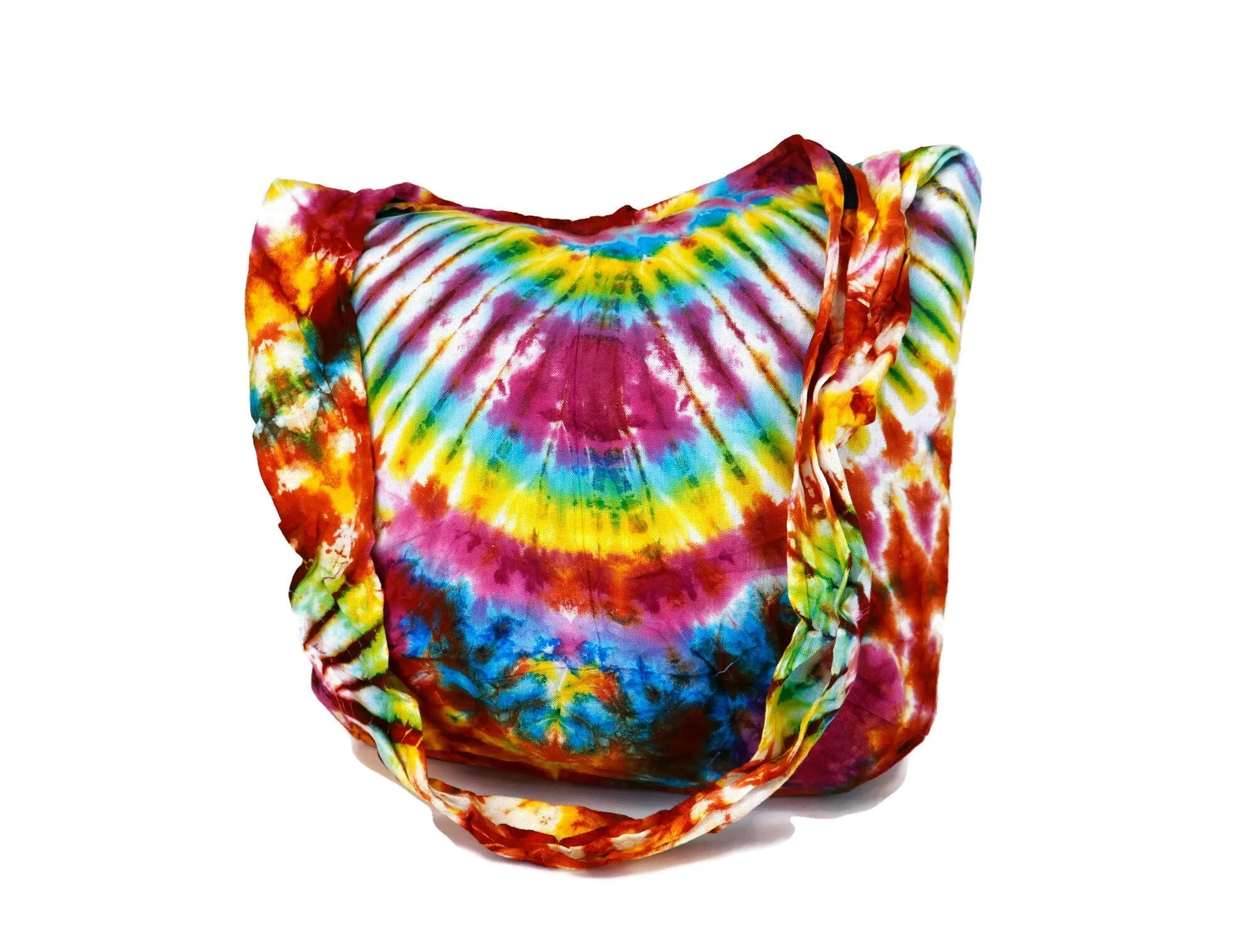 Tie Dye Bags Purse Hobo Tote Sling Shoulder cotton Messenger Bags Top Zip