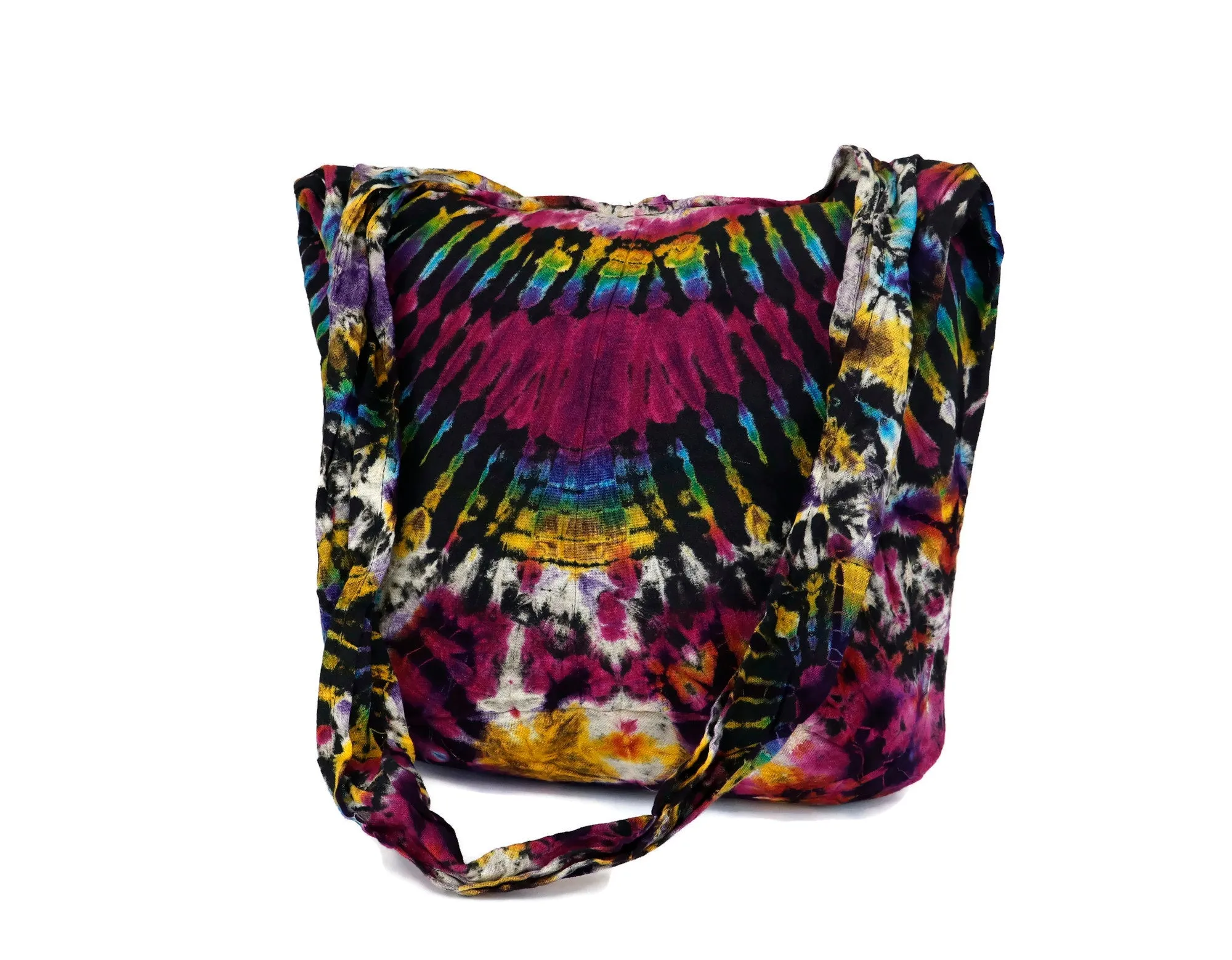 Tie Dye Bags Purse Hobo Tote Sling Shoulder cotton Messenger Bags Top Zip