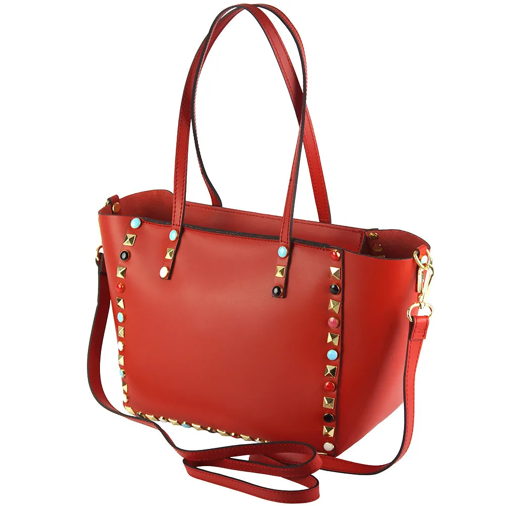 Tina leather Handbag