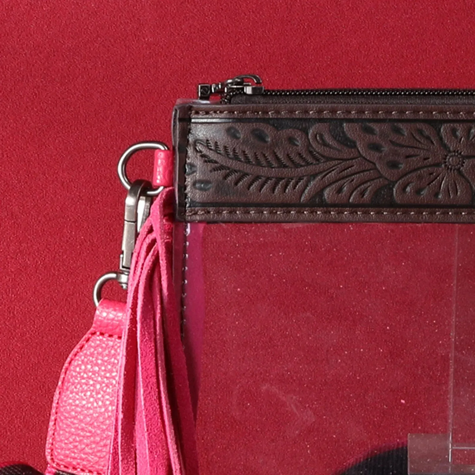 Wrangler Clear Fringe Purse