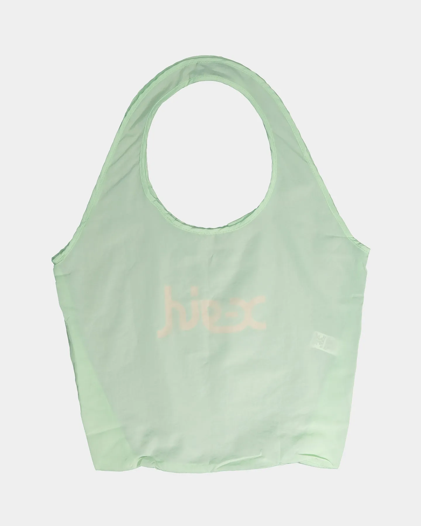 X-Girl Mills Logo Shopper Bag Lime