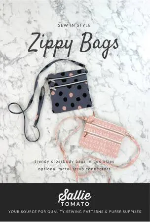 Zippy Crossbody Bags Pattern by Sallie Tomato